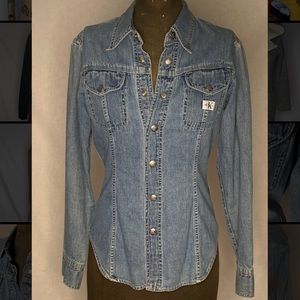 Calvin Klein CK Denim Vintage Button up Shirt